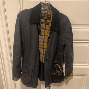 Women’s Barbour Jacket. Barely been used! Size 2 in blue.